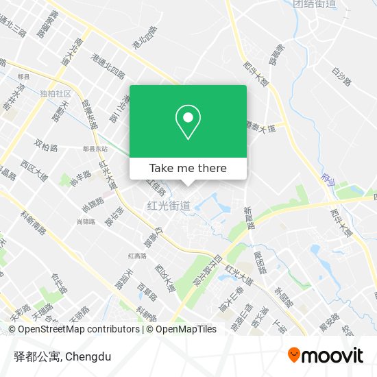 驿都公寓 map