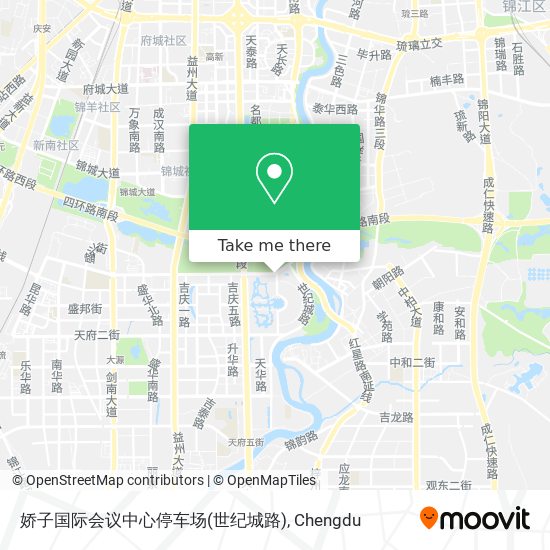 娇子国际会议中心停车场(世纪城路) map