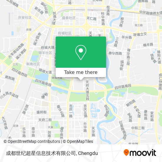 成都世纪超星信息技术有限公司 map