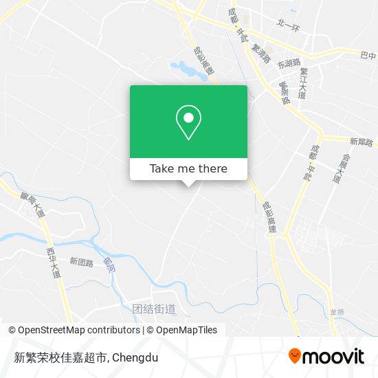 新繁荣校佳嘉超市 map