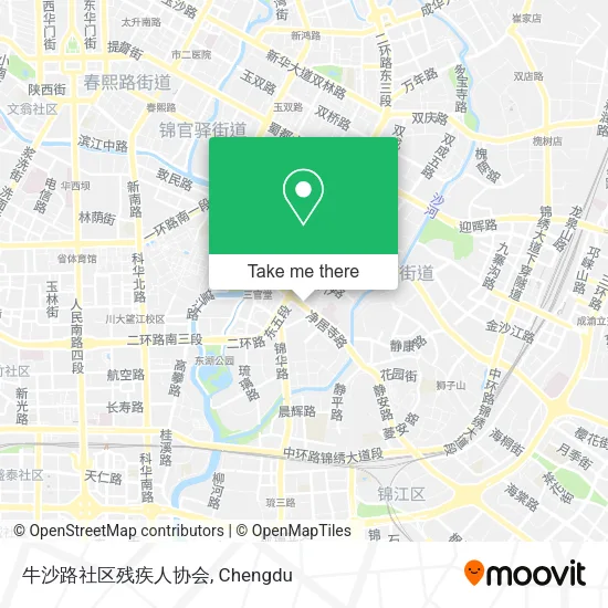牛沙路社区残疾人协会 map