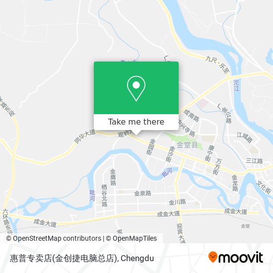 惠普专卖店(金创捷电脑总店) map