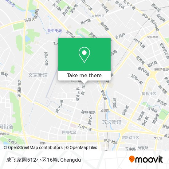 成飞家园512小区16幢 map