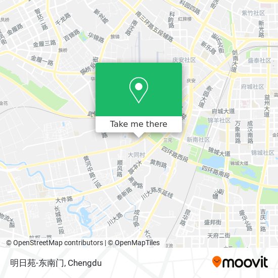 明日苑-东南门 map