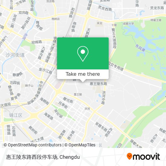 惠王陵东路西段停车场 map