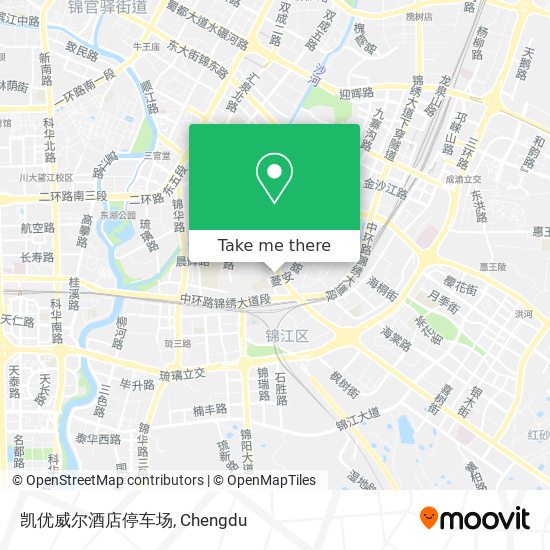凯优威尔酒店停车场 map