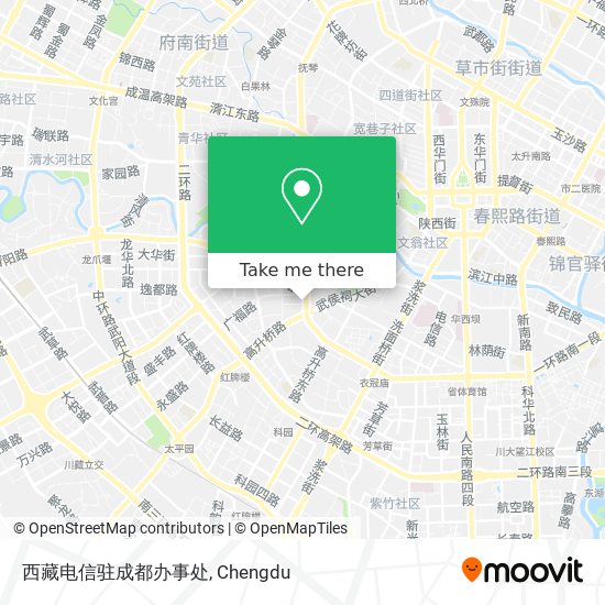 西藏电信驻成都办事处 map