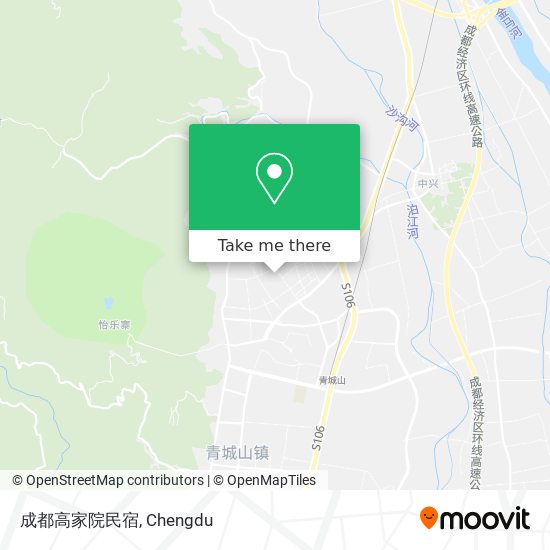成都高家院民宿 map