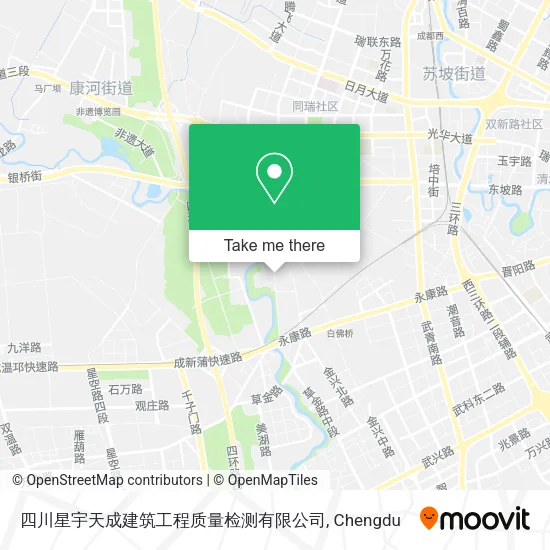 四川星宇天成建筑工程质量检测有限公司 map