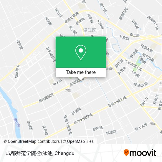 成都师范学院-游泳池 map