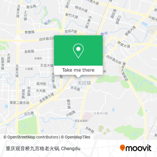 重庆观音桥九宫格老火锅 map