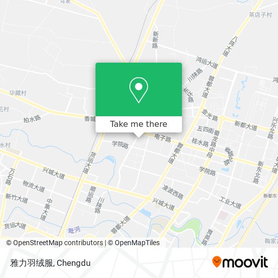 雅力羽绒服 map