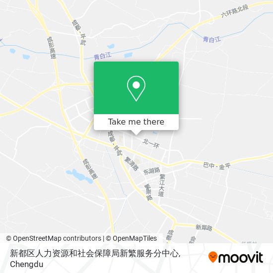 新都区人力资源和社会保障局新繁服务分中心 map