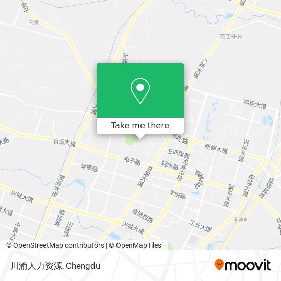 川渝人力资源 map