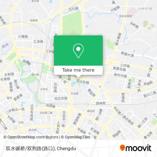 双水碾桥/双荆路(路口) map