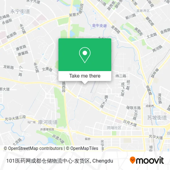 101医药网成都仓储物流中心-发货区 map