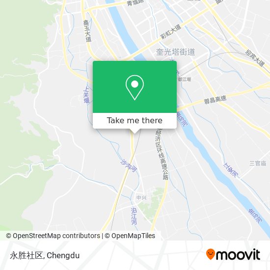 永胜社区 map