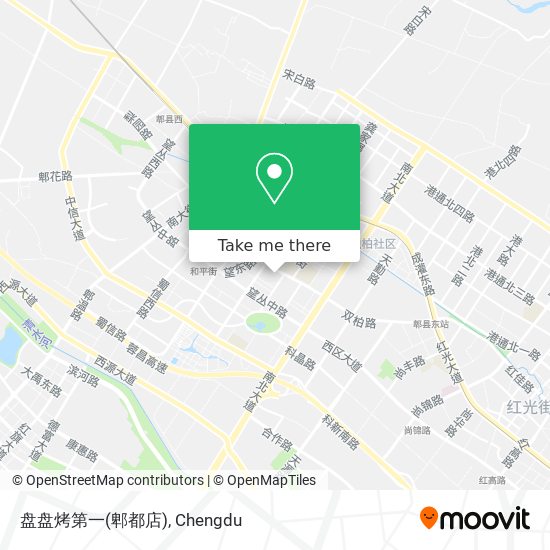 盘盘烤第一(郫都店) map
