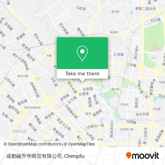 成都融升华商贸有限公司 map