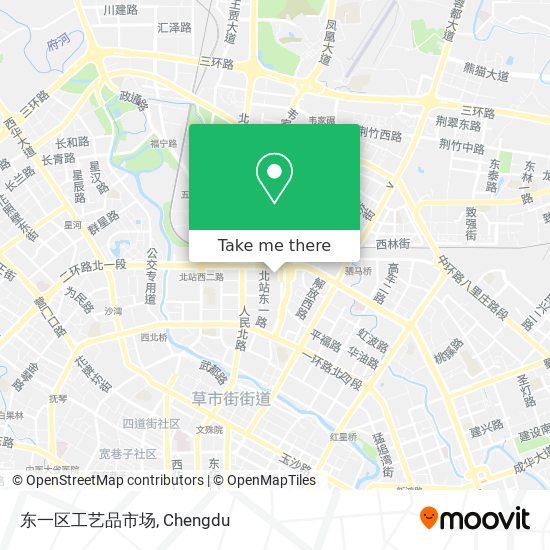 东一区工艺品市场 map