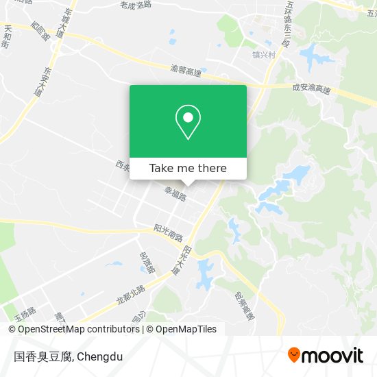 国香臭豆腐 map