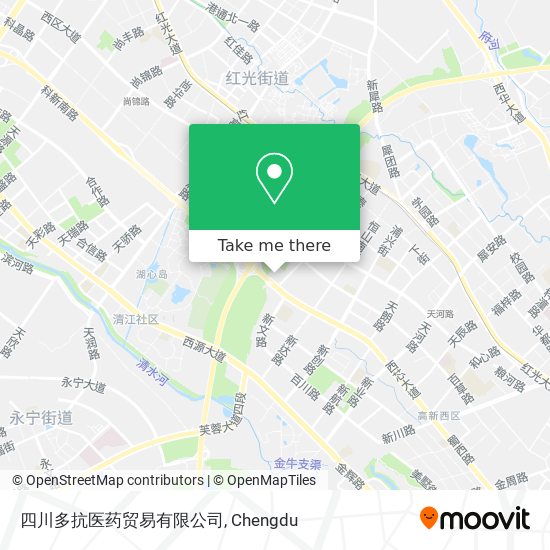 四川多抗医药贸易有限公司 map