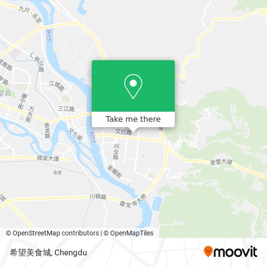 希望美食城 map