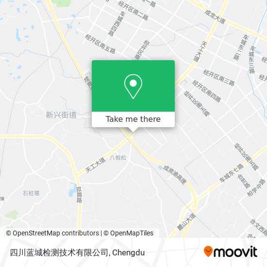 四川蓝城检测技术有限公司 map