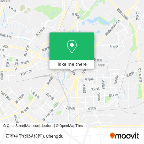 石室中学(北湖校区) map