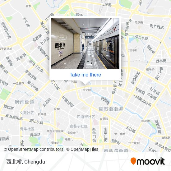 西北桥 map