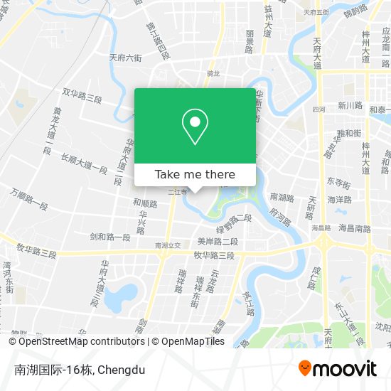 南湖国际-16栋 map