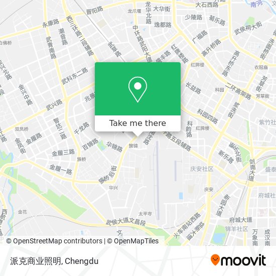 派克商业照明 map