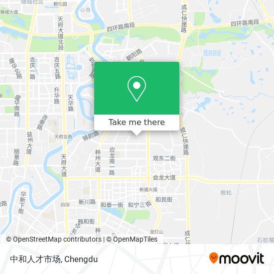 中和人才市场 map