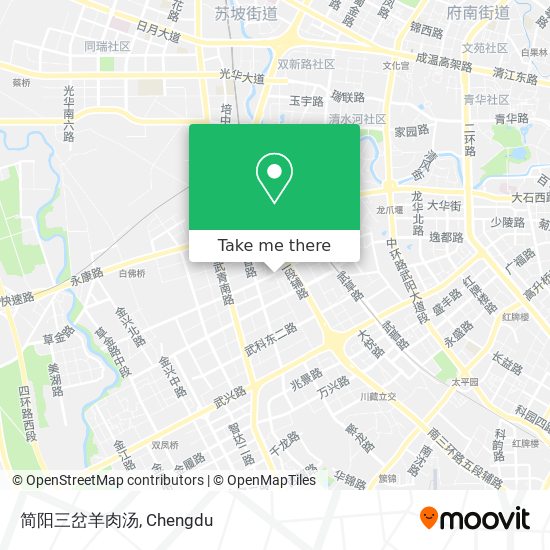 简阳三岔羊肉汤 map