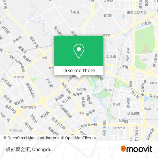 成都聚金汇 map