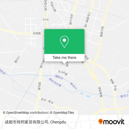 成都市炜邦家居有限公司 map