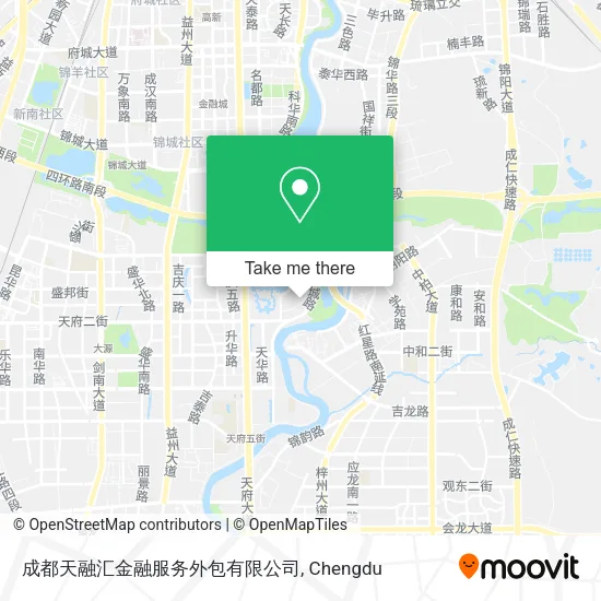成都天融汇金融服务外包有限公司 map