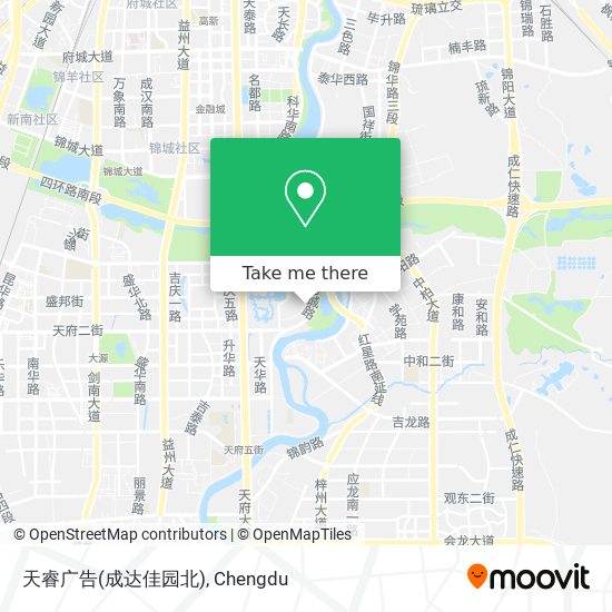 天睿广告(成达佳园北) map