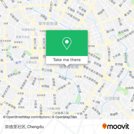 崇德里社区 map