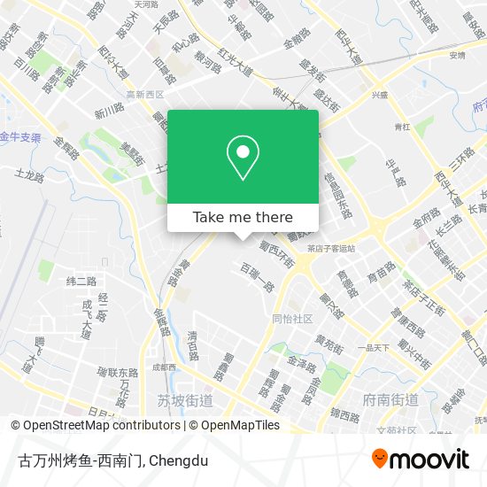 古万州烤鱼-西南门 map