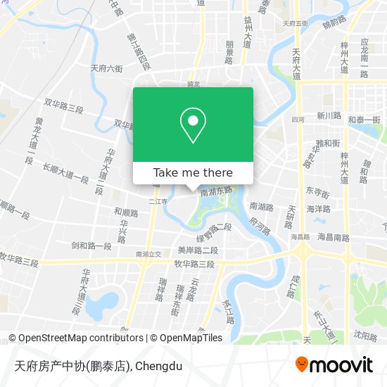 天府房产中协(鹏泰店) map