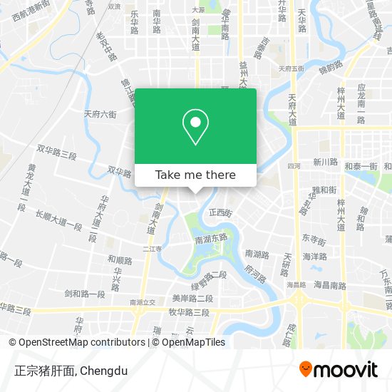 正宗猪肝面 map