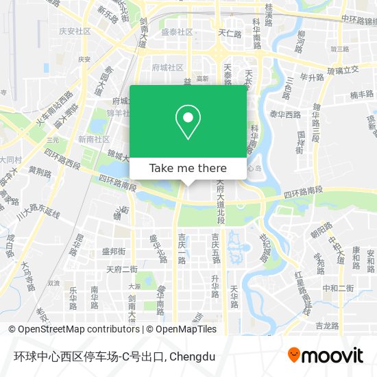 环球中心西区停车场-C号出口 map