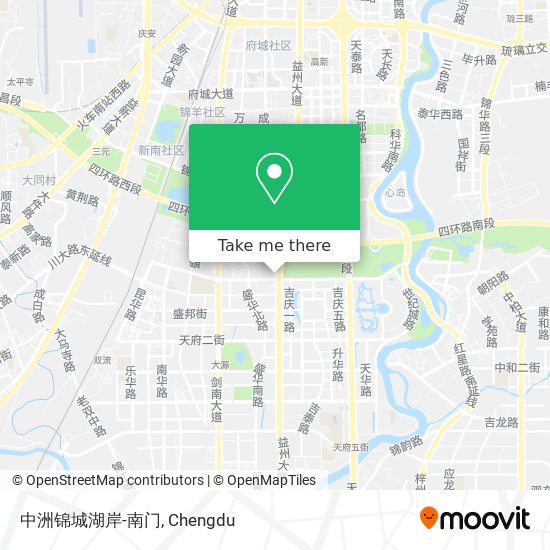 中洲锦城湖岸-南门 map
