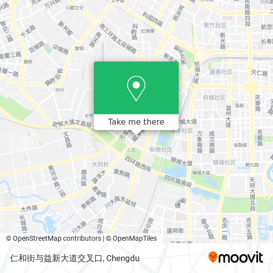 仁和街与益新大道交叉口 map