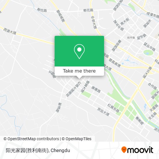 阳光家园(胜利南街) map