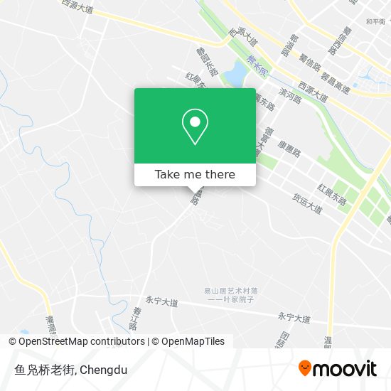 鱼凫桥老街 map
