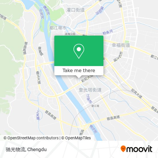 驰光物流 map