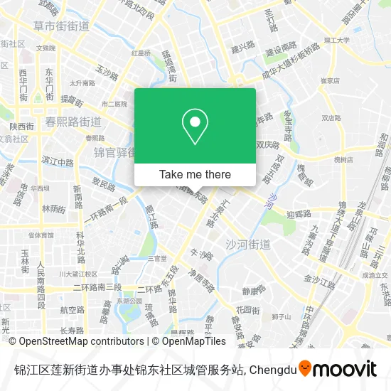 锦江区莲新街道办事处锦东社区城管服务站 map