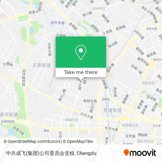 中共成飞(集团)公司委员会党校 map